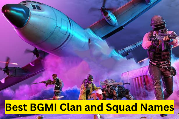 Best BGMI Clan and Squad Names