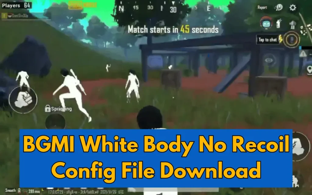 BGMI White Body No Recoil Config File Download